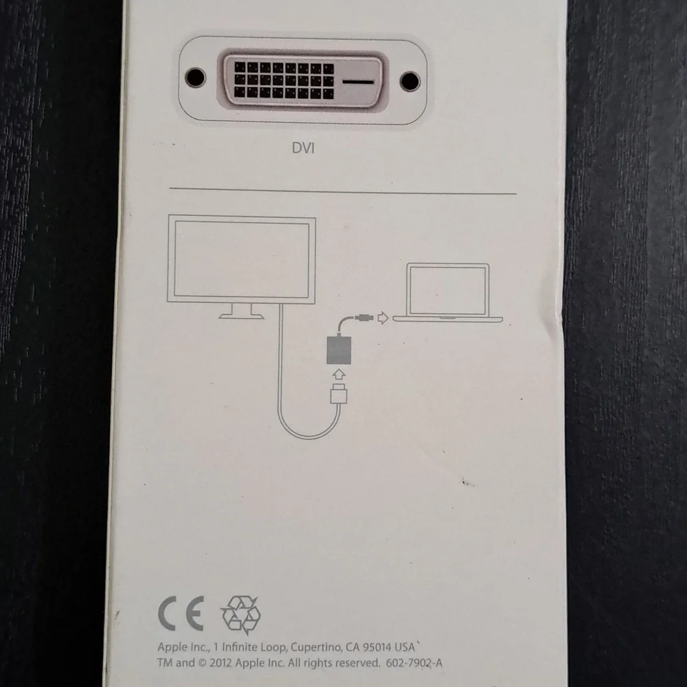 Mini DisplayPort to DVI Adapter